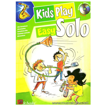 Zbiór nut solo na saksofon altowy Kids Play Easy Solo! + CD, De Haske